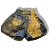 MIZDAK mma performance Šorc Muay Thai, Crno-zlatni