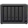 Synology DiskStation DS1525+ Tower, 5-Bays 3.5 SATA HDD/SSD, 2 x M.2 2280 NVMe SSD slot, CPU AMD Ryzen V1500B 4-core 2.2 GHz, 8 GB DDR4 ECC SODIMM,