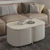 HANAH HOME Sto za dnevnu sobu Twin Travertine