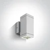 VANJSKA ZIDNA LAMPA 2X35W/GU10 IP 54 BIJELA