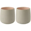 Skodelica EMMA, 220 ml, set 2 kosov, cvetna, kamenina, Stelton