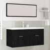 Kupaonski ormar Crni hrast 100 x 38,5 x 46 cm Konstruirano drvo