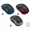 Logitech M185, Wireless Mouse, micro USB receiver, blue