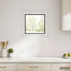 vidaXL Kletno okno RISOR 35 x 35 cm PVC in steklo