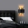 Opviq Zidna lampa Noctra-15351, 24x25x15cm, IP20, Zlatno-crna boje