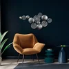 Wallity Zidna dekoracija Aurora 5, 45x82 cm, 1.5 mm, Srebrne boje