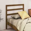 Vidaxl Posteljno vzglavje medeno rjavo 81x4x100 cm trdna borovina