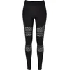 Womens leggings with crochet lace black