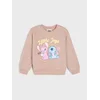 Sinsay - Pamučni duks sa okruglim izrezom Stitch - BEŽ