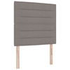 vidaXL vidaXL Vzglavje Linije Dizajn Taupe 100 cm Tkanina, (22080230)