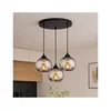 Brilagi - Luster na sajli 3xE27/60W/230V crna/dimljena siva