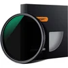 K&F 52MM MV36 Slim Variable/Fader NDX, ND8~ND2000, Waterproof, Anti Scratch, Green Coated