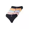 Tommy Hilfiger Underwear Tangice  mornarska / svetlo modra / breskev / pastelno roza / črna