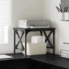 Držač za printer Crni hrast 40 x 30 x 31 cm Konstruirano drvo