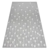 eoshop Preproga FLAT 48779/637 Flowers- Grey KREM ( - Velikost: 140x200 cm)
