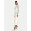 Bardot Cocktail obleka Carmen 60189DB Bela Slim Fit