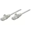 Network Patch Cable - Cat6 - 0.25m - Grey - Copper - U/UTP - PVC - RJ45 - Gold Plated Contacts - Snagless - Booted - Lifetime Warranty - Polybag - 0.25 m - Cat6 - U/UTP (UTP) - RJ-45 - RJ-45