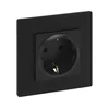 Legrand - kućna SCHUKO utičnica s okvirom 250V/16A NILOE STEP crna