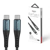 Yesido - podatkovni kabel (CA-66) - tip-C na tip-C, 60W, QC & PD, 3A, 1,2 m