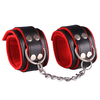 Dominate Me Leather Handcuffs D11 Black-Red