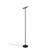 Črna LED stoječa svetilka (višina 178 cm) Specter – Trio