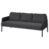 GLOSTAD Sofa trosed, Knisa tamnosiva