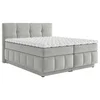 Carryhome BOXSPRING POSTELJA 160 cm x 200 cm , tekstil sivobež