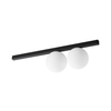 Ideal Lux - LED plafonska svetiljka BINOMIO 2xG9/3W/230V crna