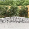 Lučne gabionske košare 10 kom 400x30x40/60 cm pocinčano željezo