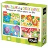 Lesene mini sestavljanke Headu Živalice in družine (50.55683)