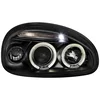 OEM Kristalni farovi Angel Eyes Opel Corsa B (93-01), Crni