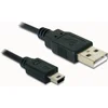 Kabel Delock USB 2.0 A-male & USB mini-B 5-pin moški, 1,5 metra