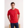 Trendyol Muška majica Tmnss26Ts00047, Crvena