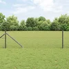 Ograda od lančane veze s šiljcima 10 x 0,8 m Siva Mreža
