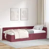 Kutni okvir kreveta Vinska crvena 80 cm x 200 cm tkanina