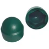 shumee Pokrovček za vijak M10, 17 mm ključ, zelen, 50 kosov