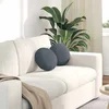 Jastučići za sjedenje 2 pcs Tamno siva O30 x 13 cm Baršun