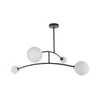 Endon 92940 - Luster na šipci BALANCE 4xG9/3W/230V crna/bela