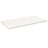 Ploča za stol bijela 110x55x2,5 cm masivna borovina pravokutna