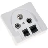 TERMINALNA VTIČNICA GAR-SAT/2RJ R-TV SAT+RJ45+RJ11