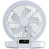 LED polnilni namizni ventilator 3,7 V 1200 mAh