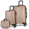MyValice Set kofera 7477, 3 dela, Zlatne boje