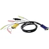 KVM Sw. Aten kabel (PC) 1.8m USB Avdio