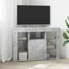 vidaXL Kotna LED TV omarica Betonsko siva 103 x 40 x 68 cm