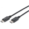 DIGITUS Digitus DisplayPort priključni kabel DisplayPort vtič\, DisplayPort vtič 2.00 m črna DB-340100-020-S okrogel\, dvojno oklopljen DisplayPort kabel, (20418877)