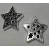 Metalni privesci mali zvezda boja čelika
