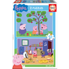 Puzzle Peppa Pig Educa 2x48 delov