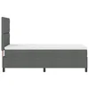 vidaXL vidaXL Postelja s predalom temno siva 100x200 cm tkanina, (22083543)