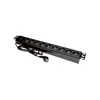 19-palčni razdelilnik PDU za rack, 9 x vtičnica CEE 7/5, vtič CEE 7/7 z LED diodo PZ09