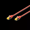 SFTP cable CAT 6a sa metalnim oklopom konektora 1m Digitus DK1644-A010 Crveni